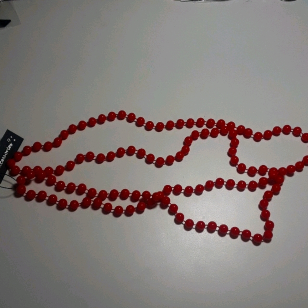 Plastic beads necklace